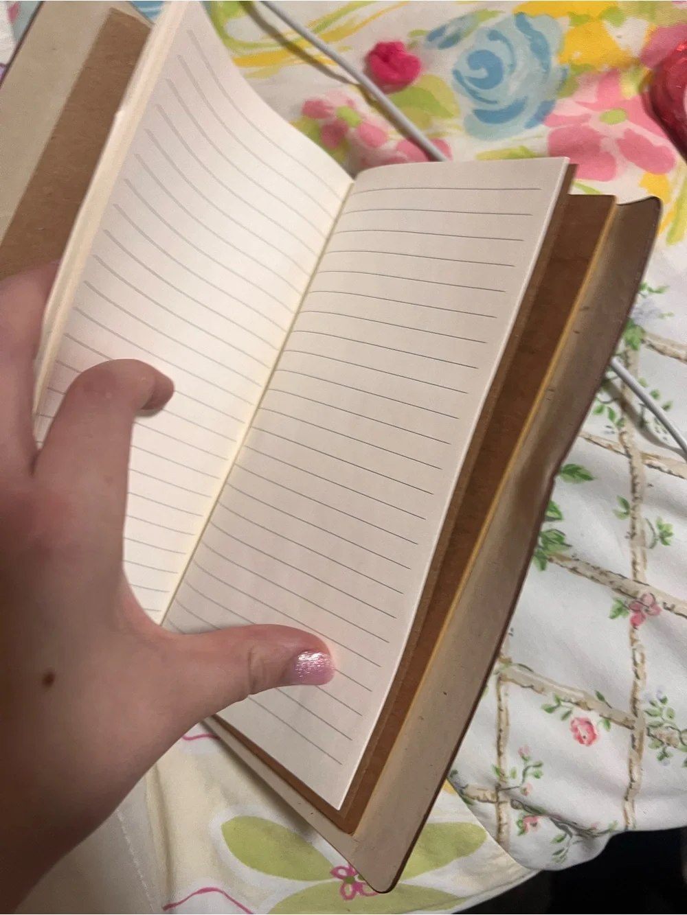 Amazon Brown Faux Leather Journal with Gold Foil Inspirational Cover